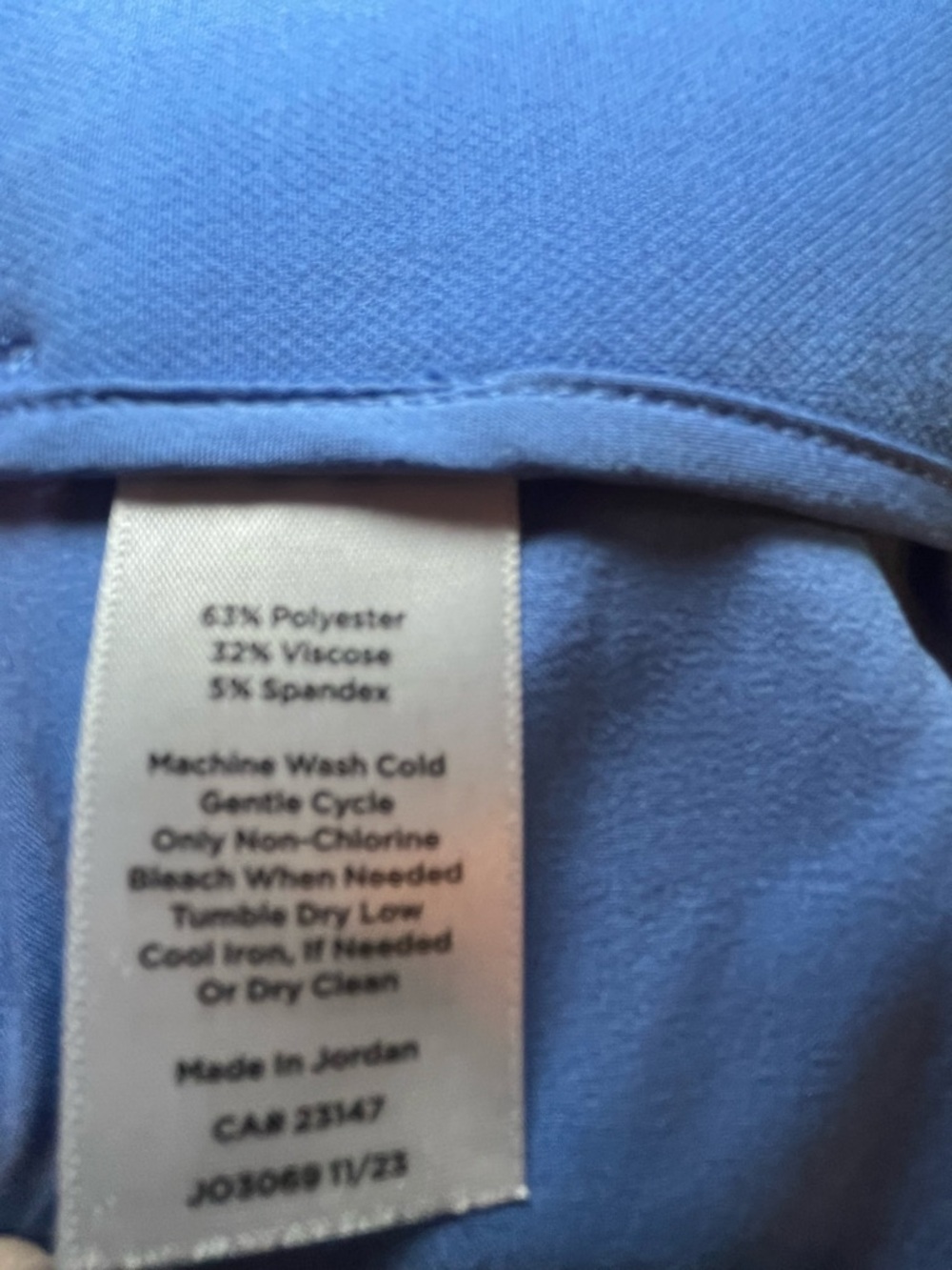 Talbots Sky Blue Women's Dress Pants. Talbots Southampton Pant - Picture 8 of 8